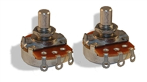 Potentiometer Set Solid Shaft 25K A and B