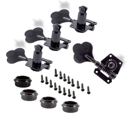 Tuning Machine 4 String Bass Open Frame RH Black