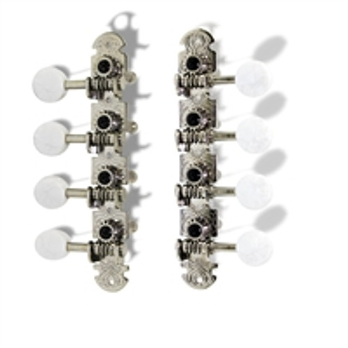 Tuning Machines Mandolin A Type 15:1 ratio Nickel Ivoroid