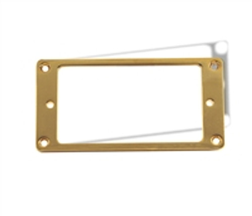 Humbucker Trim Cover Sloped 4x5 Gold Metal