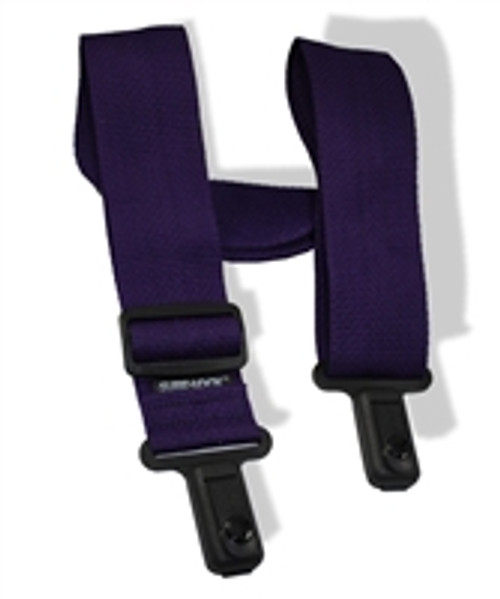 Guitar Strap SureLock 2 inch Purple US Made with locking ends
