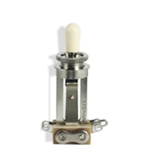 クリフプルーメンWHIRLY WYATT G95４個セット（ソケット付き） Toggle 3 way Switch Black knob. Angle Switchcraft 12015X