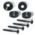 Neck Bushing Black 15mm Set 0f 4