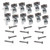 String Tree Roller Chrome Dozen Bulk Pack