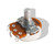 Potentiometer Set Solid Shaft 250K A and B 24mm Quarter