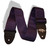 Guitar Strap 2" Purple US Made with Leather Ends