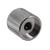 Knob Push on 6mm Chrome knurled edge 4 Pack