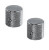 Knob Screw on 1/4 Chrome ultra knurled edge 2 Pack