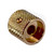 Knob Screw on 6mm Gold knurled edge Single