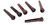 Rosewood Bridge Pin Set 3 degree Slotted Acoustic Guitar