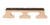 Bridge Banjo Standard 4 String Maple Ebony 5/8 Goldtone