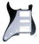 Pickguard HSH American and MIM 11 hole Single Ply Matte Black