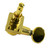 Tuning Machines Locking Kluson Pin Type RH Gold Set