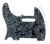 Pickguard to fit Tele Single Coil 8 hole 3 Ply Black Pearloid Left Hand
