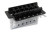 Tremolo Stamped Steel Saddles 6 string Black 52.5mm