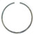 Rosette for Guitar inlay Mother of Pearl twin outer ring with herringbone center 117mm id