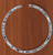 Rosette Inlay Acoustic Guitar 4 19/32 117mm id wide Abalone Stitch
