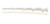 5 String Bass Nut Bone 47_7mm 1 7/8 Slotted Curved Bottom 9.5 radius