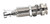 Jack Cylinder End Pin 1/4 inch 3 Conductor Nickel Mono
