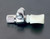 Tuning Machines Banjo Single 5th Peg  10:1 gear Nickel Ivory Knob P-149