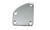 Neck Plate Curved  2 x 2 1/2" Chrome