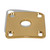 Jack Plate Square Curved Body Mount Gold