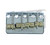 Bass Bridge 57mm Chrome Brass Saddles 4 String Wilkinson