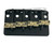 Bass Bridge 57mm Black Brass Saddles 4 String Custom Shop