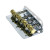 Bass Bridge 57mm Chrome Brass Saddles 4 String Custom Shop