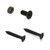 Pickguard Bracket Mounting Hardware Kit Arch or LP Black 4mm