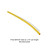 Heat Shrink Tubing 2:1 ratio thin wall 3/32" 30 pcs Yellow