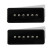 Pickup Soapbar Neck Bridge Set 8.5K adj pole Black