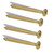 Neck Mounting Screws  #8 x 1 3/4 Gold 50 pack