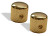 Knob Screw Type 6mm Gold 2 Pack