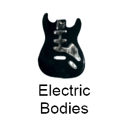 Component parts for electric guitars