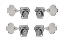 Bass Tuning Machine 2 plus 2 String Chrome Set