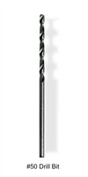 Irwin 3-Pack #50 Drill Bits - .0700 Inch (1.78mm) High-Speed Steel Bits