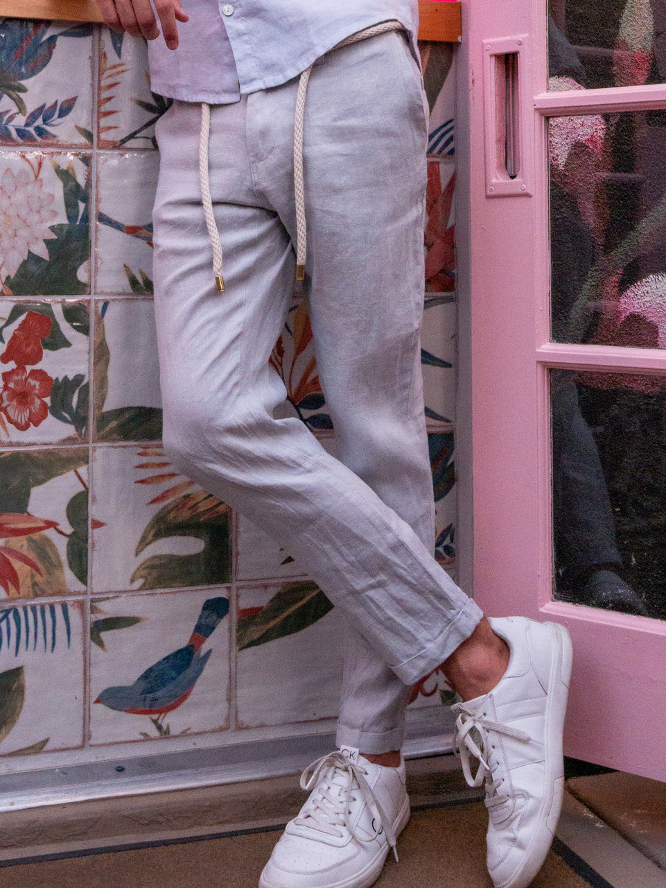 The Linen Slacks Cloud Grey