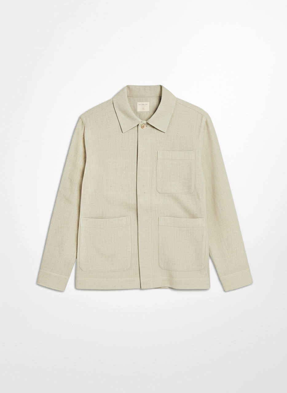 The Linen Field Coat Natural
