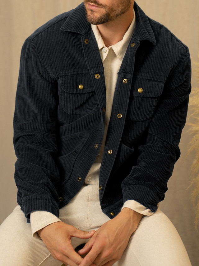 Vktrblak corduroy trucker jacket black