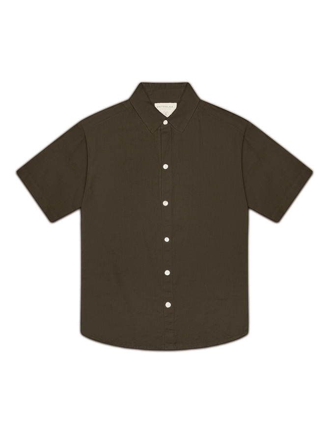 VKTRBLAK Linen Button Up Chocolate VKTRBLAK Linen Button Up Chocolate