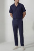 The Linen slacks in Indigo VKTRBLAK made in the USA