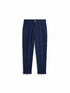 The Linen slacks in Indigo VKTRBLAK made in Los Angeles