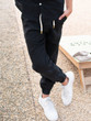 The Original Black Linen Joggers By VKTRBLAK Los Angeles made