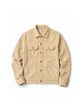 Vktrblak corduroy trucker jacket taupe made in USA