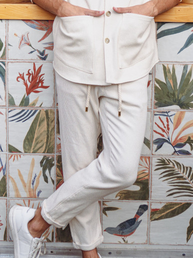 Khoki 別注 Ex.Silver Printed Slacks スラックス ワイドスラックス（スラックス）｜B.C STOCK（ベーセーストック