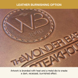 Leather Hiddenview Menu Cover