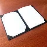 Cordview Menu Cover shown with both front and back feature panel