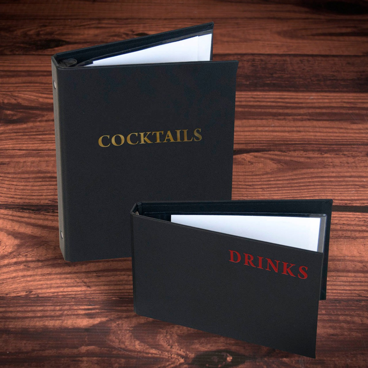 Bar & Drink Menu Cover Binder