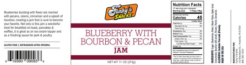 FUNKY'S BLUEBERRY WITH BOURBON & PECAN JAM FUNKY'S BLUEBERRY WITH BOURBON & PECAN JAM